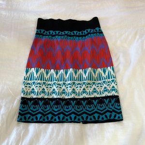 Anthropologie Tracy Reese fun print skirt